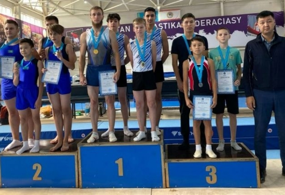 Гимнасты сборной Азербайджана удачно выступили на открытом чемпионате Казахстана