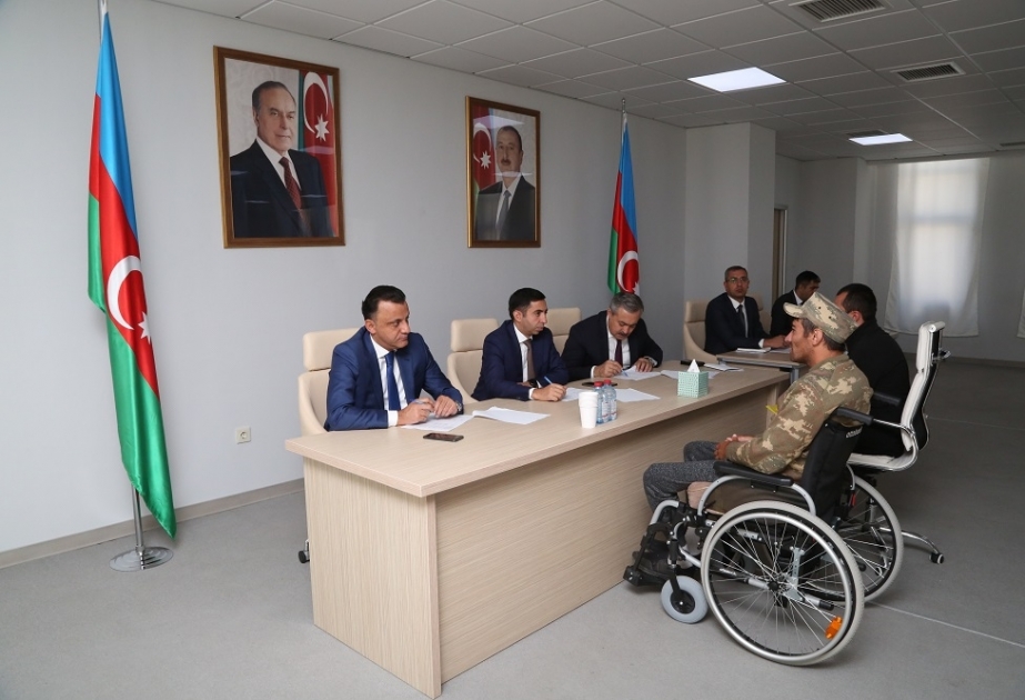 Zaur Əliyev Şəmkir rayonunda vətəndaşları qəbul edib