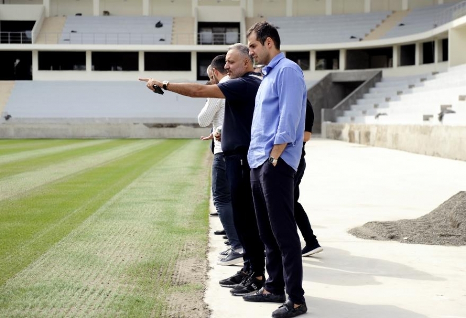 Peşəkar Futbol Liqasının rəhbərliyi Mehdi Hüseynzadə adına Sumqayıt şəhər stadionunda olub
