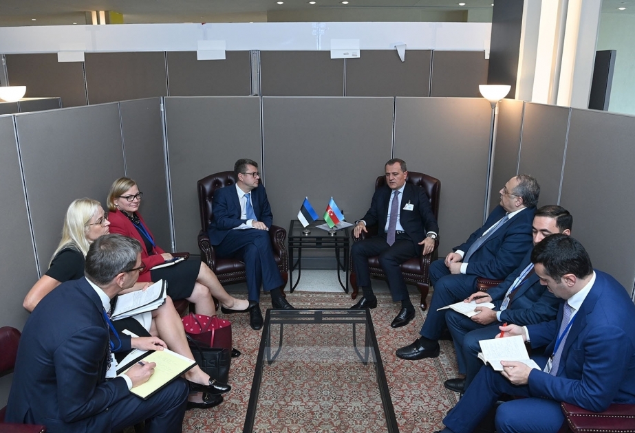 讨论阿塞拜疆与爱沙尼亚双边合作的问题