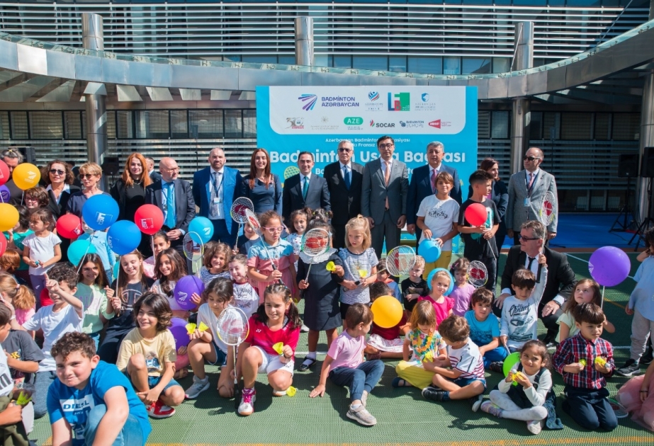 “Badminton uşaq bağçası” layihəsinin təqdimat mərasimi keçirilib