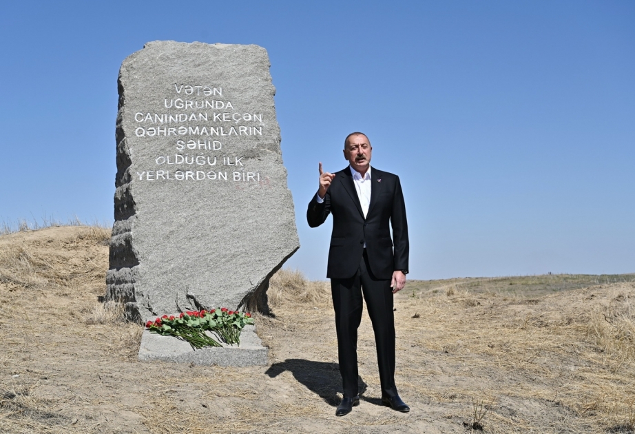 Präsident Ilham Aliyev: Wir sind stolz auf unsere Schachiden, unsere heldenhaften Soldaten und Offiziere