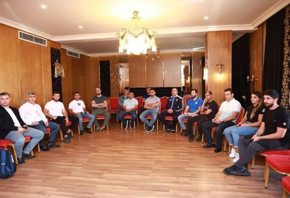 Cüdo məşqçiləri üçün "Stresin idarə olunması" mövzusunda təlim keçirilib