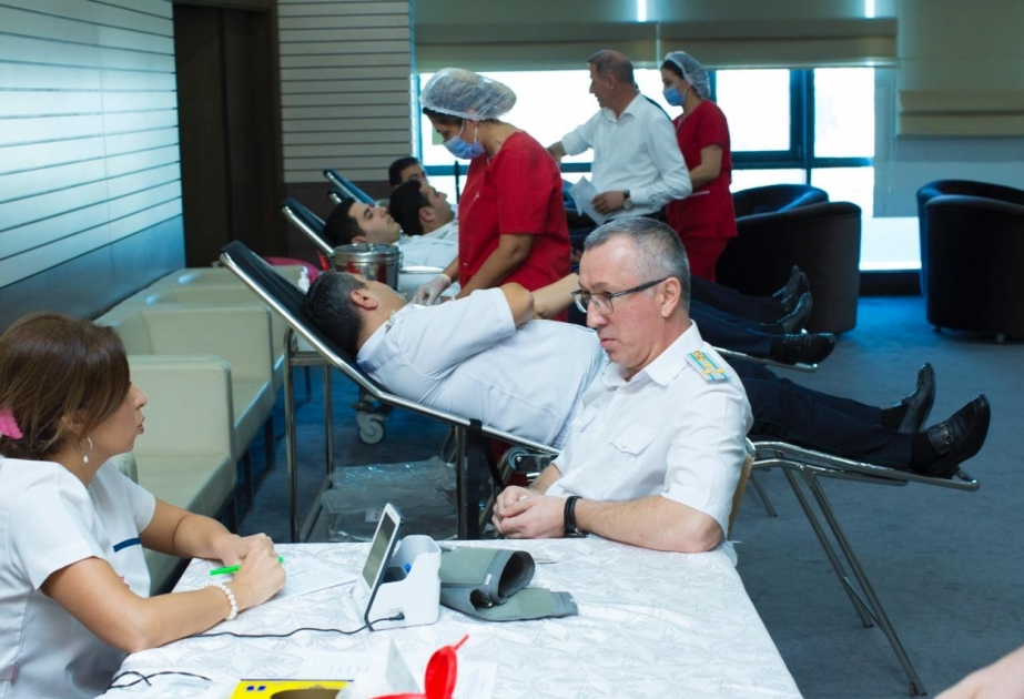 Baş Prokurorluqda könüllü qanvermə aksiyası keçirilib