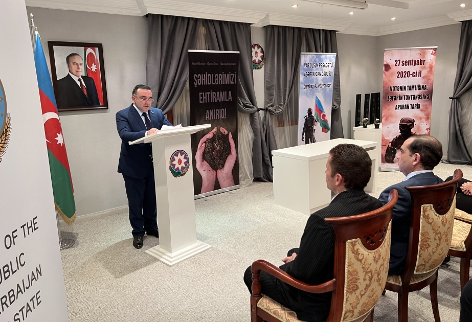 Azerbaijani Embassy in Qatar pays tribute to Patriotic War martyrs