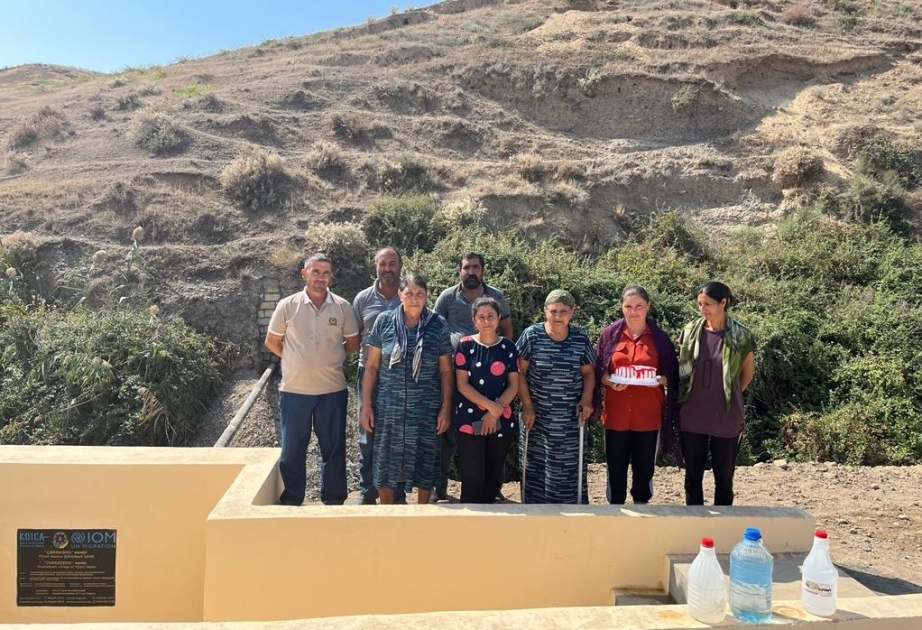 IOM Azerbaijan officially hands over renovated kahrizes to local community in Fuzuli district
