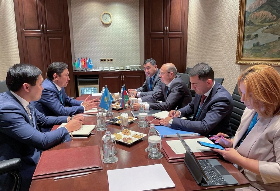 Azerbaijan`s energy minister meets with Kazakh, Turkish and Hungarian ministers in Almaty