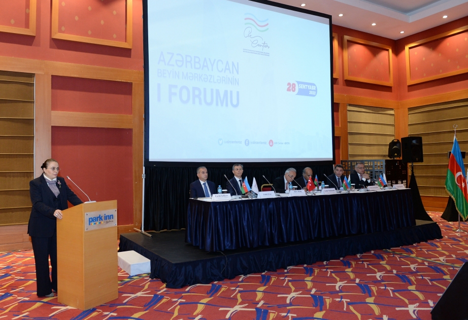 Bakıda Azərbaycan Beyin Mərkəzlərinin I Forumu keçirilib