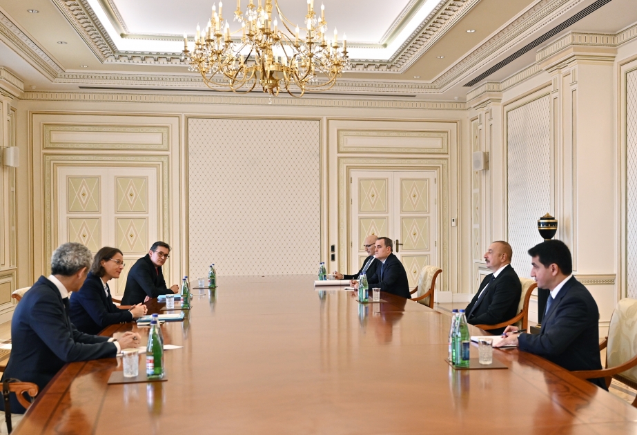 President Ilham Aliyev received advisor in Office of French President VIDEO
