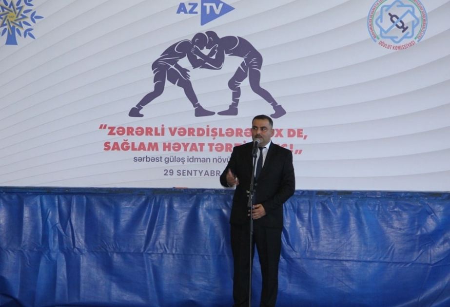 “Zərərli vərdişlərə yox de, sağlam həyat tərzini seç” devizi altında sərbəst güləş üzrə turnir keçirilib