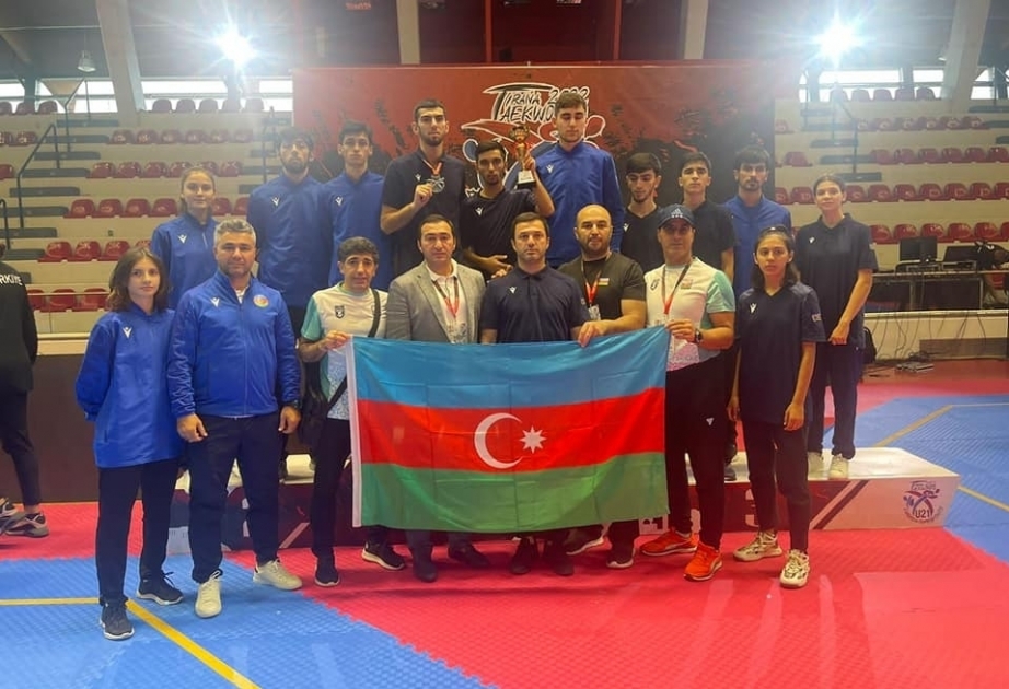 Сборная Азербайджана по тхэквондо заняла третье место на чемпионате Европы