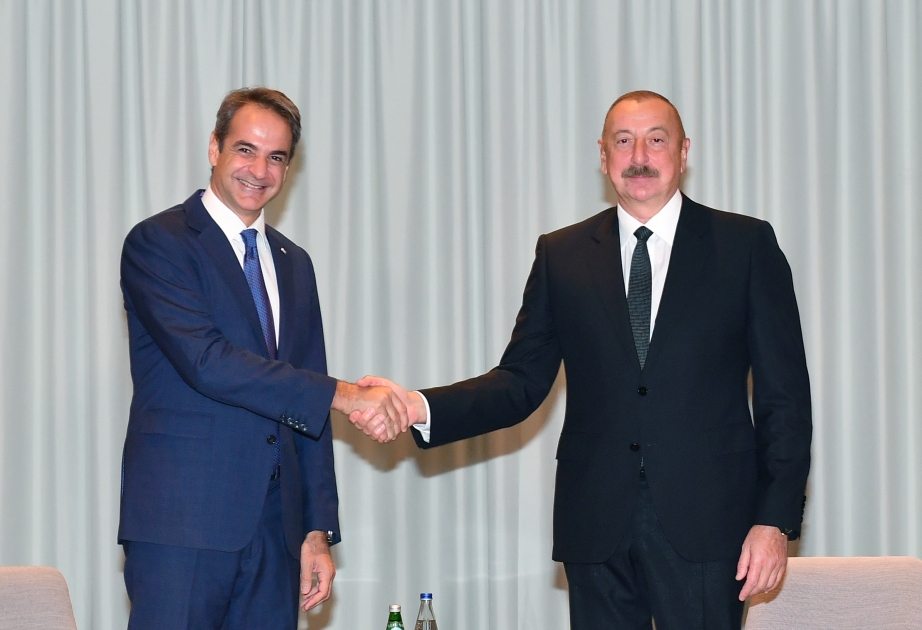Präsident Ilham Aliyev trifft in Sofia Premierminister Griechenlands VIDEO