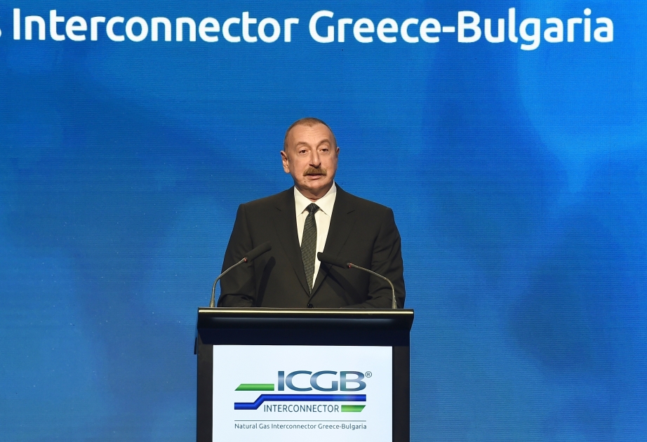 Le président Ilham Aliyev : L'Azerbaïdjan est devenu aujourd'hui un fournisseur fiable de gaz pour l'Europe