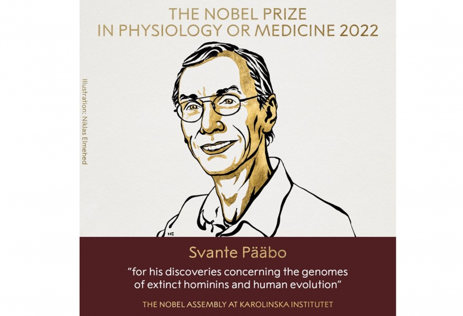 İsveç alimi Svante Pyebo fiziologiya və tibb sahəsində Nobel mükafatına layiq görüldü