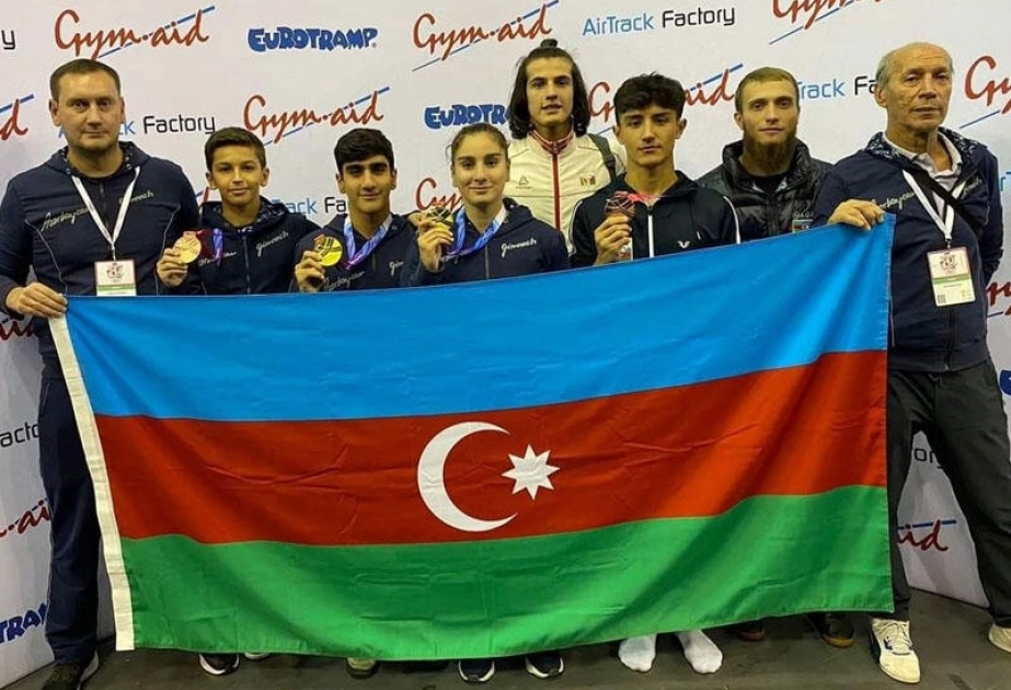 Azərbaycan gimnastları açıq Böyük Britaniya çempionatında uğurla çıxış ediblər