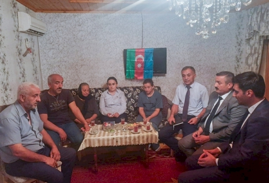 Состоялось посещение семьи шехида Хаяла Ахадзаде