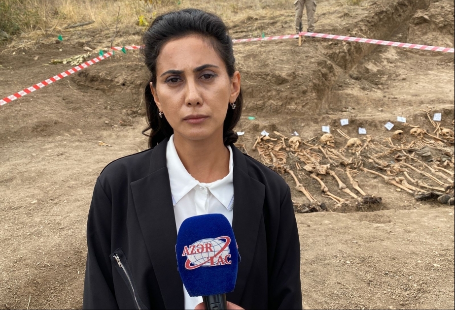 مسؤولة الطب الشرعي: اكتشفت في المقبرة الجماعية في خوجاوند هياكل جنود جيش أذربيجان وأرجلهم مربوطة ومقيدة بالحبل والاسلاك المعدنية