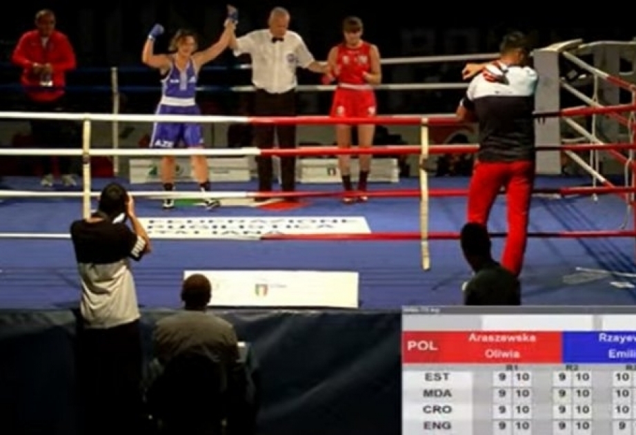 Azerbaijani female boxer crowned European champion