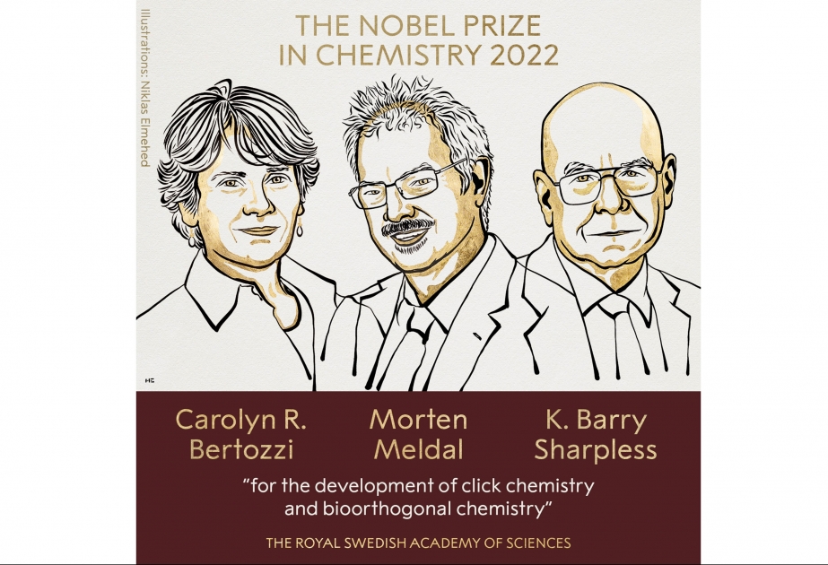 Kimya sahəsi üzrə Nobel mükafatı laureatlarının adları açıqlanıb