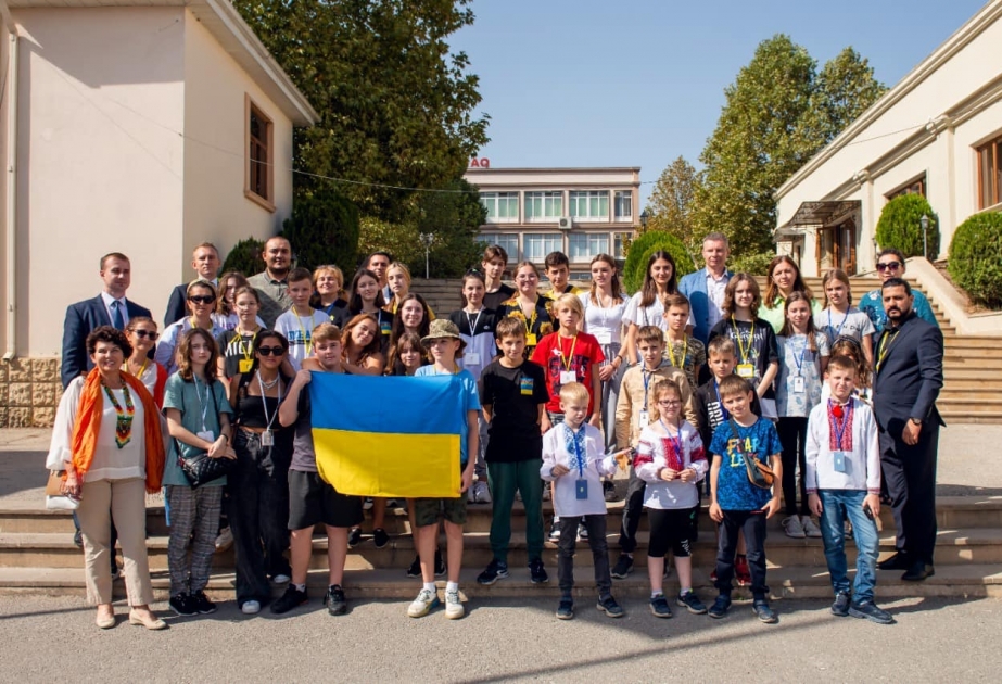 Украинские дети побывали в городе Шамахы