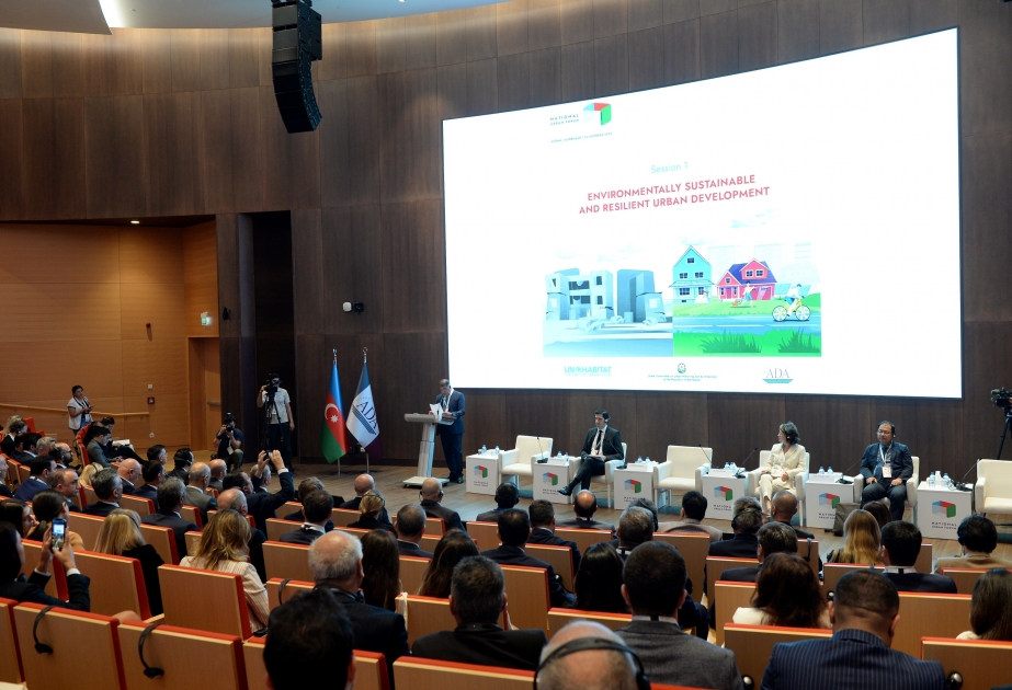 El Foro Urbano Nacional de Azerbaiyán continuó con sesiones sobre cultura, medio ambiente y economía