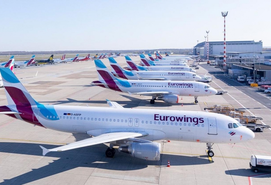 KİV: Eurowings pilotlarının tətili 30 min sərnişinin planlarını pozub