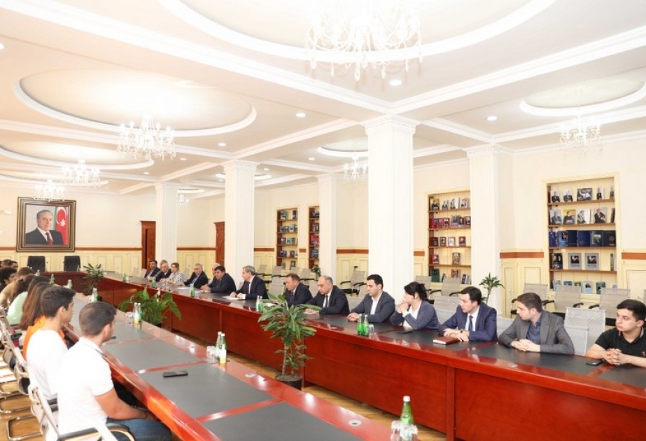 Состоялась встреча со студентами БГУ, удостоенными Президентской стипендии