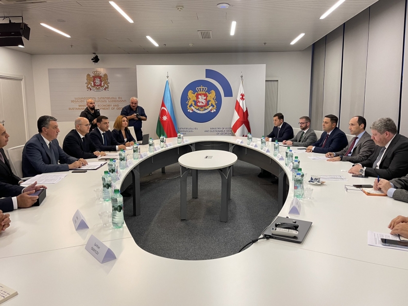 Azerbaijan`s energy minister meets with Georgian Minister of Economy and Sustainable Development