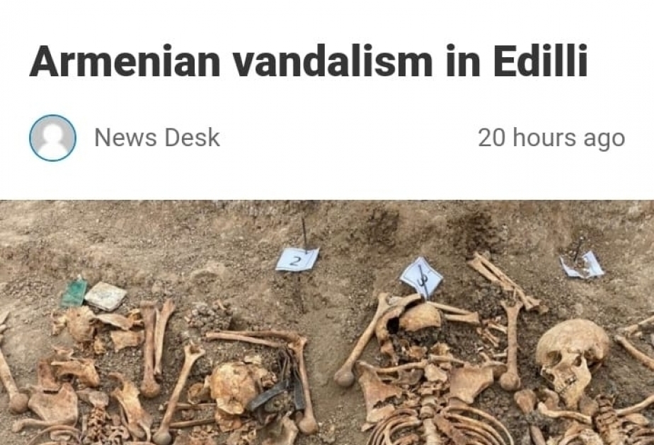 Pakistan’s The Diplomatic Views website highlights Armenian vandalism in Edilli