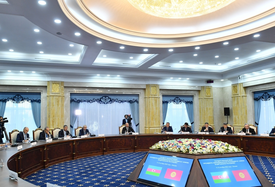 Expanded meeting of First Interstate Council of Azerbaijan and Kyrgyzstan was held in Bishkek VIDEO