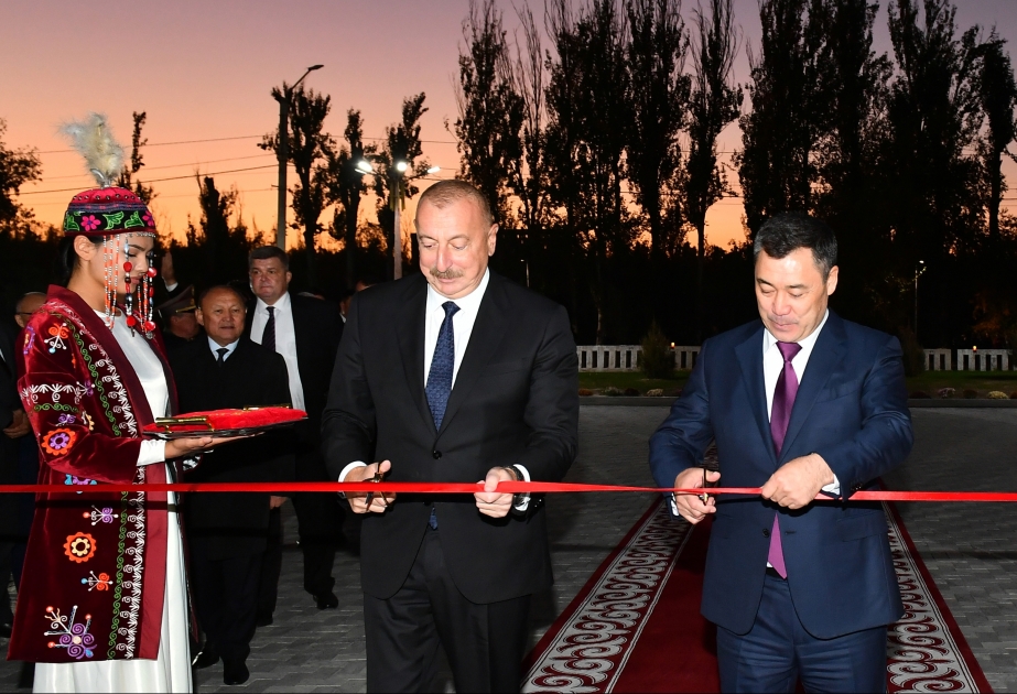 Kyrgyzstan-Azerbaijan Friendship Park inaugurated in Bishkek VIDEO