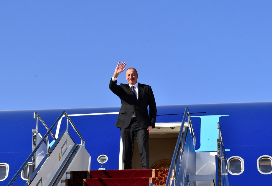 Prezident İlham Əliyevin Qırğızıstana dövlət səfəri başa çatıb VİDEO