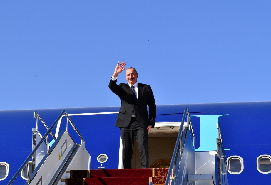 Präsident Ilham Aliyev beendet seinen Staatsbesuch in Kirgisistan VIDEO