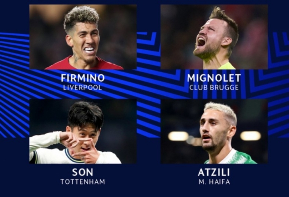 UEFA Çempionlar Liqasında həftənin ən yaxşı futbolçusu adına namizədlər bəlli olub