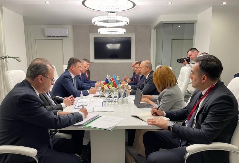 Ministro de Energía de Azerbaiyán se reúne con el Viceprimer Ministro ruso