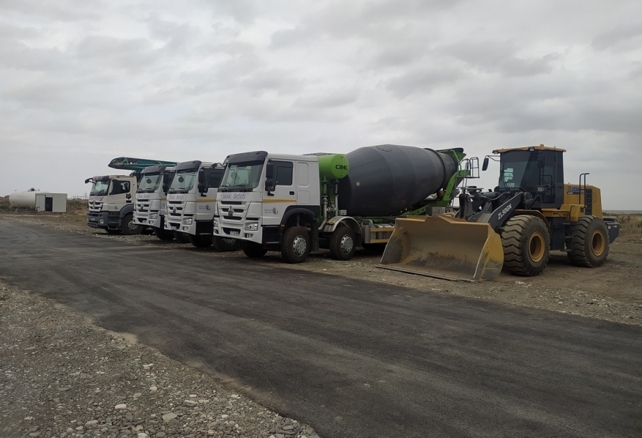 Los residentes del Parque Industrial de Aghdam comienzan las obras de construcción