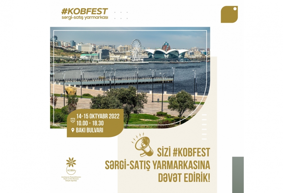 KOBİA проводит последнюю в этом году выставку-ярмарку KOB Fest