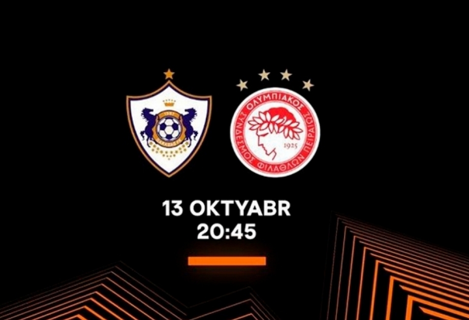 FC Qarabag to take on Olympiacos in UEFA Europa League group stage match