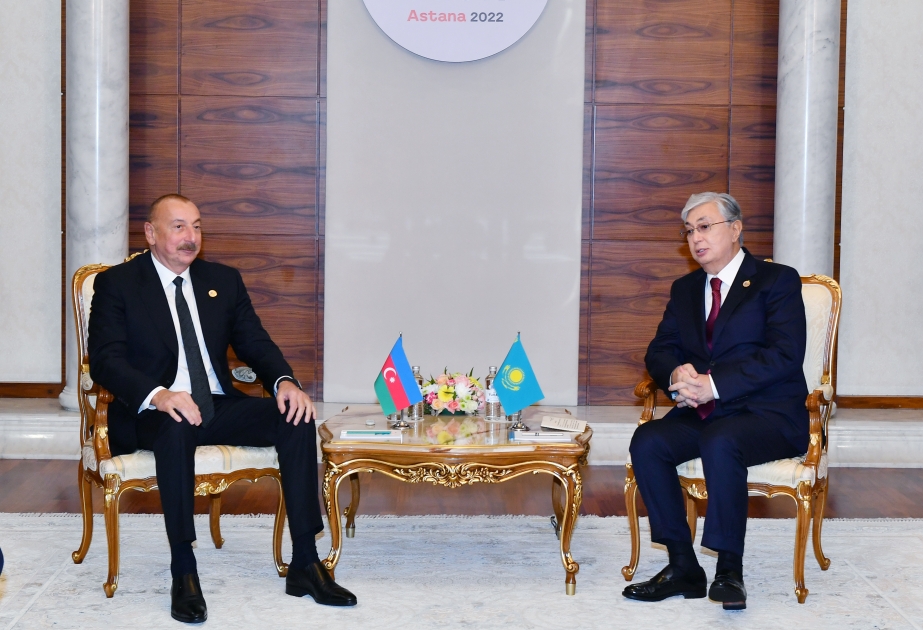Qazaxıstan Prezidenti: Azərbaycan təkcə öz regionunda deyil, daha geniş coğrafi miqyasda çox böyük rol oynayır