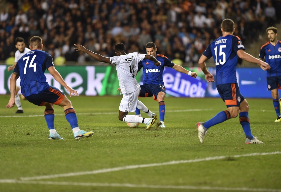 UEFA Avropa Liqası: “Qarabağ” - “Olimpiakos” oyununda qalib müəyyənləşməyib