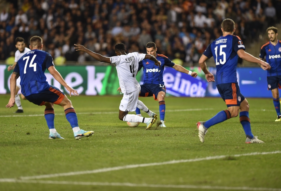 FC Qarabag, Olympiacos play out goalless draw in UEFA Europa League group stage match
