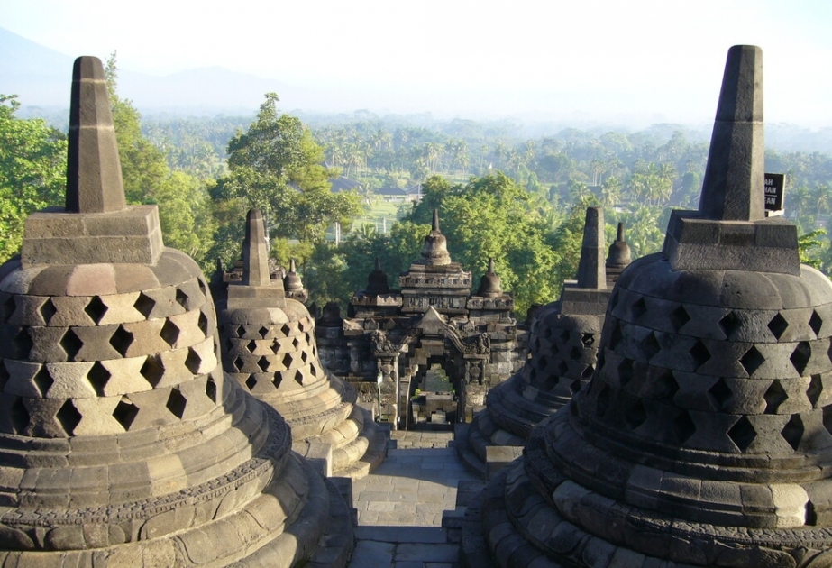 Borobudur Temple Compounds – one of world’s largest Buddhist monuments, UNESCO World Heritage Site in Indonesia