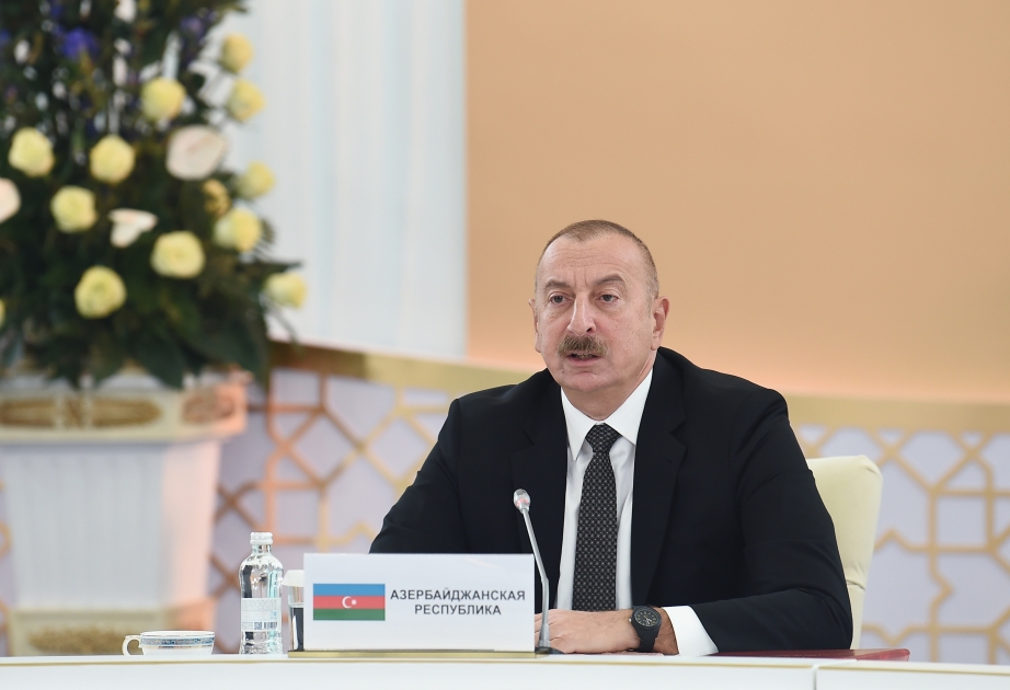 Президент Ильхам Алиев: Азербайджан не имел намерения оккупировать территорию Армении, как некоторые могут считать
