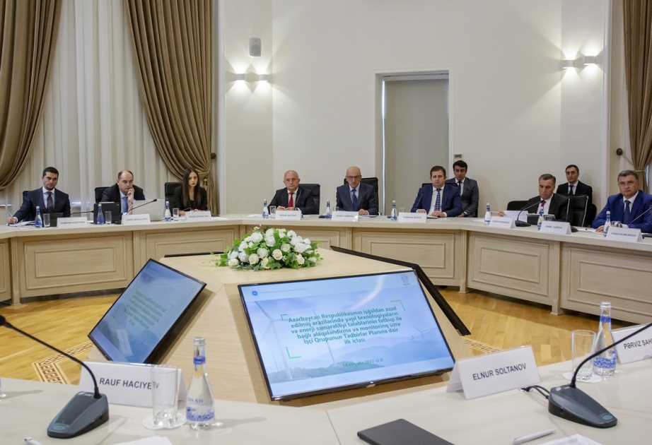 Azad edilmiş ərazilərdə “Yaşıl enerji” zonasının yaradılmasına dair müzakirələr aparılıb