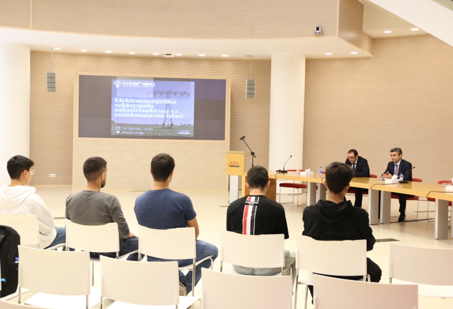 “Azərişıq” ASC-nin nümayəndə heyəti ADA Universitetində olub