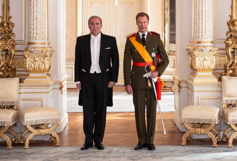 Azerbaijani ambassador presents his credentials to Grand Duke of Luxembourg