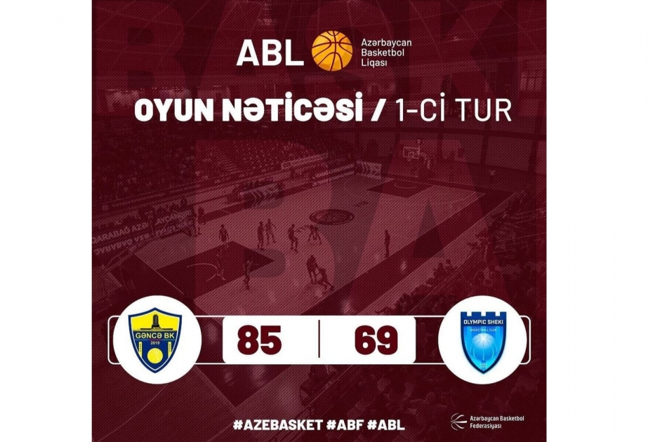 Azərbaycan Basketbol Liqasında ilk turun oyunları yekunlaşıb
