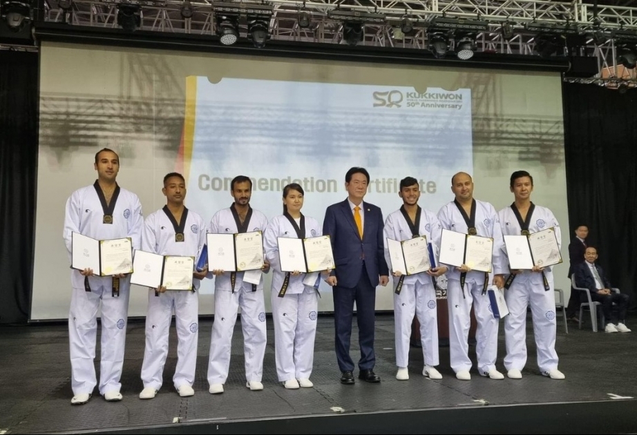 Taekvondo üzrə məşqçimiz Cənubi Koreyada beynəlxalq sertifikata layiq görülüb