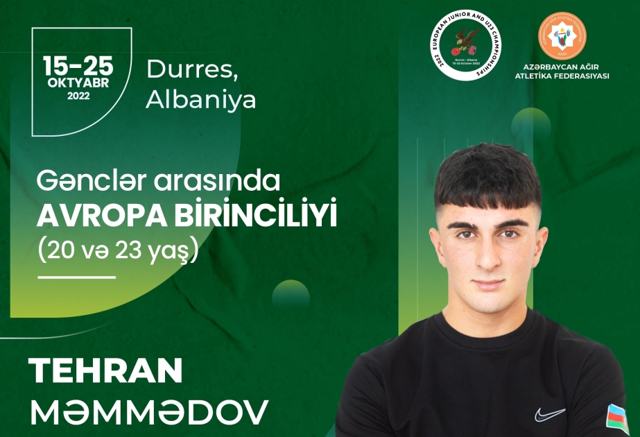 Азербайджанский атлет выиграл на первенстве Европы 3 медали
