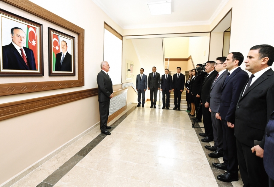Şahbuz Rayon Maliyyə Şöbəsi və Statistika İdarəsi üçün yeni bina istifadəyə verilib